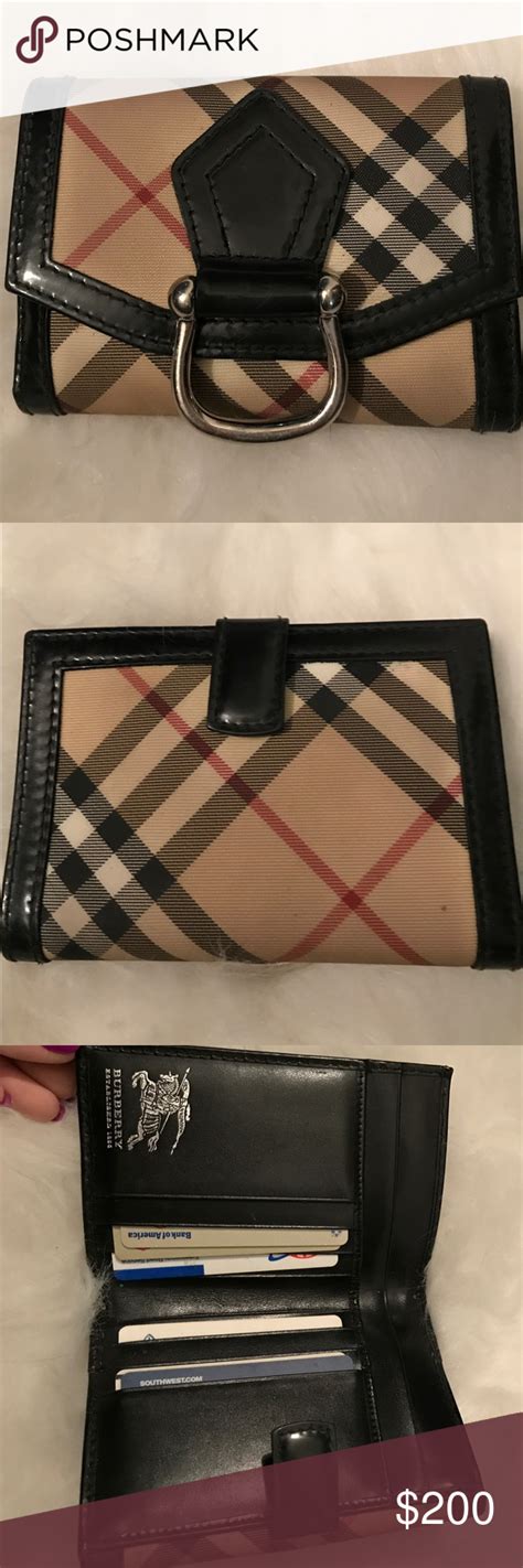 burberry keychain wallet|burberry vintage check wallet.